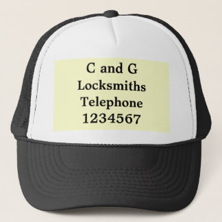 TRADES, LOCKSMITHS TRUCKER HAT