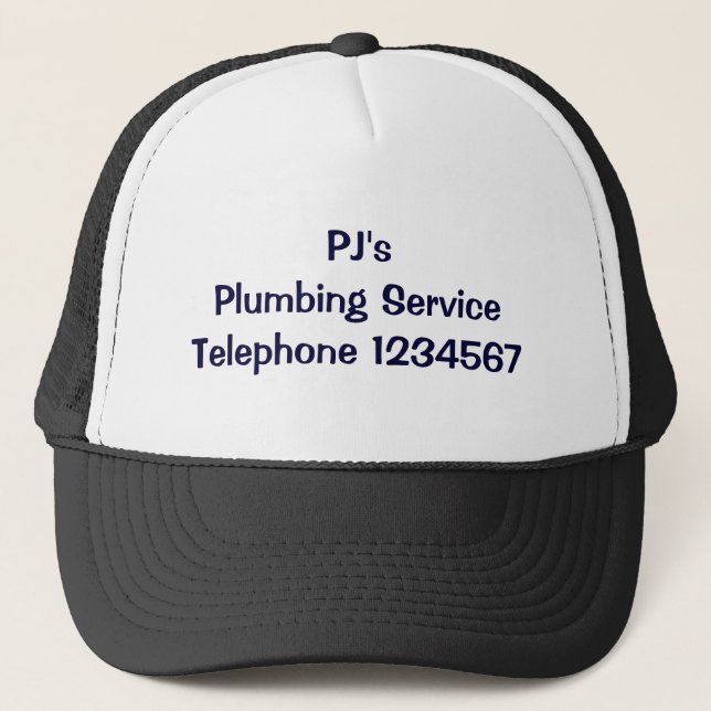 TRADES - PLUMBERS TRUCKER HAT (Front)