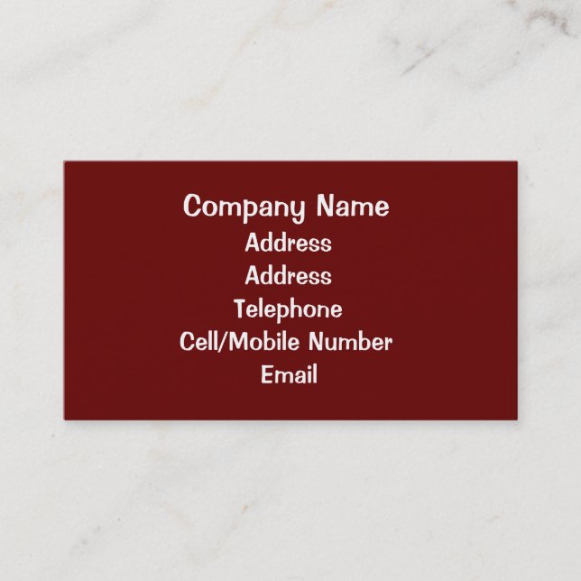 TRADES, ROOFING BUSINESS CARD (Front)