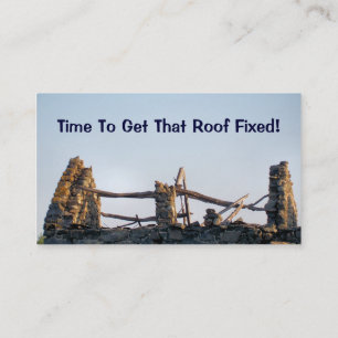 TRADES, ROOFING BUSINESS CARD