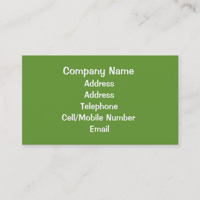 TRADES, ROOFING BUSINESS CARD (Front)