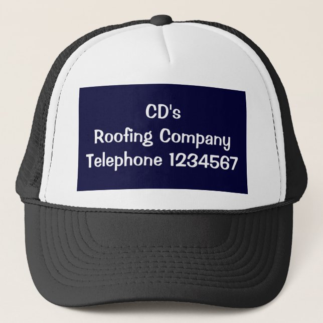 TRADES, ROOFING TRUCKER HAT (Front)