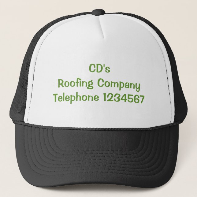 TRADES, ROOFING TRUCKER HAT (Front)