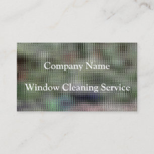 TRADES, WINDOW CLEANING BUSINESS CARD