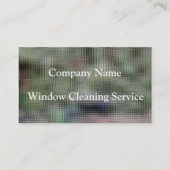 TRADES, WINDOW CLEANING BUSINESS CARD (Front)