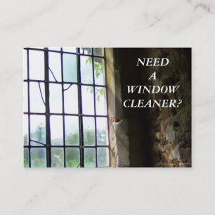 TRADES, WINDOW CLEANING BUSINESS CARD