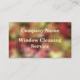 TRADES, WINDOW CLEANING BUSINESS CARD