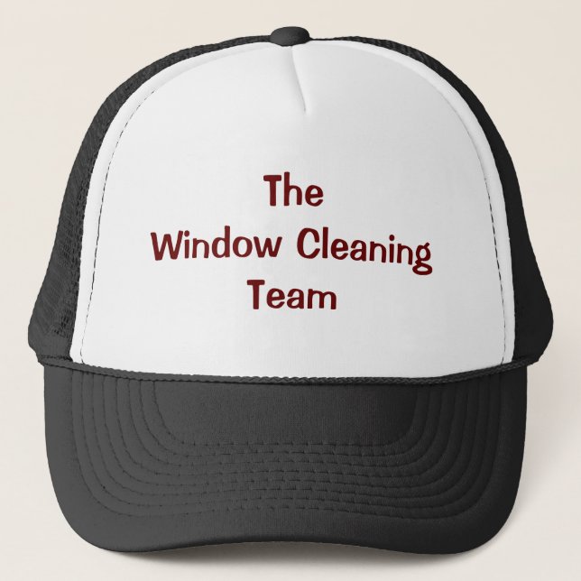 TRADES, WINDOW CLEANING TRUCKER HAT (Front)