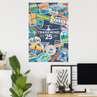 Tradewind 25th Anniversary Vertical Poster
