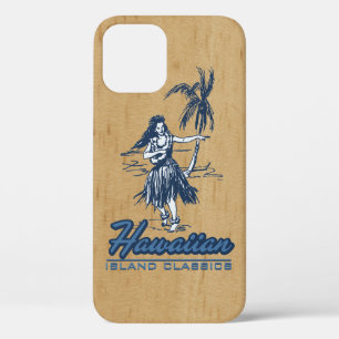 Tradewinds Hawaiian Island Hula Girl Faux Wood  iPhone 12 Pro Case