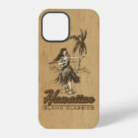 Tradewinds Hawaiian Island Hula Girl Faux Wood