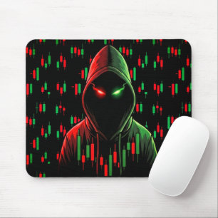 Trading Chart Pattern Streetwear Red Green Candle Mouse Mat