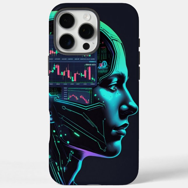 Trading Dashboard Clear iPhone 16 Pro Max Case  (Back)