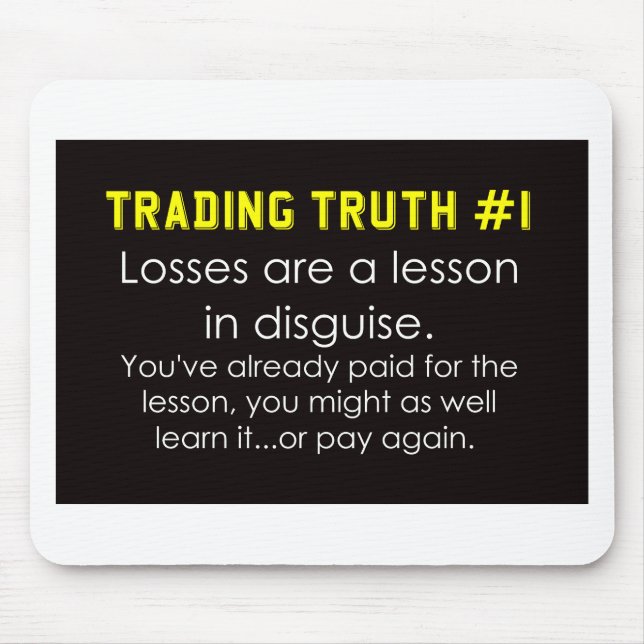 Trading daytrading stock market advice tips  mouse mat (Front)