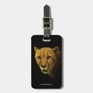 Trading Glances with a Magnificent Cheetah Luggage Tag