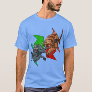 Trading Market Trend Bull Bear Forex Cryptocurrenc T-Shirt