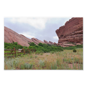 Trading Post Trail Rock Landmarks Photo Print