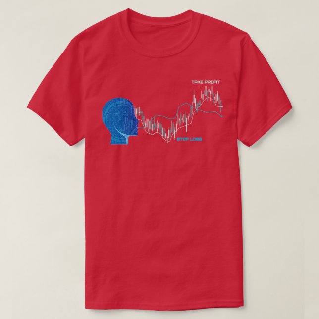 trading stocks market trader money chart T-Shirt (Design Front)