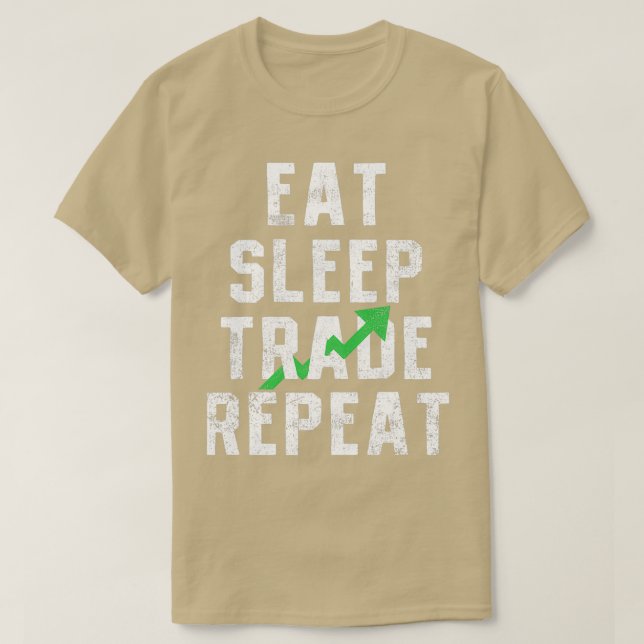 Trading Trader Stock Market T-Shirt (Design Front)