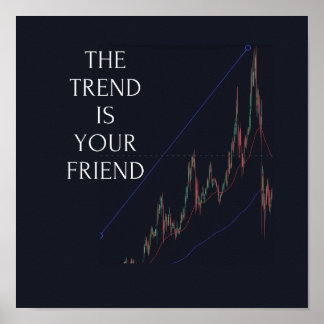 Trading Wall Art, The trend is your friend Poster