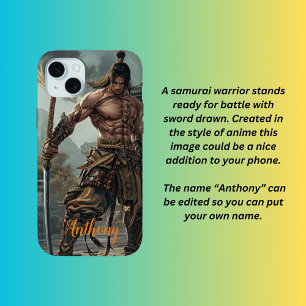 Tradional Japanese warrior  iPhone 15 Mini Case