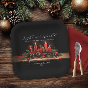 Tradition Bible Verse Christmas Holiday Paper Plate