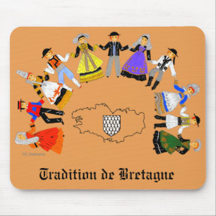 Tradition de Bretagne, France Mouse Mat