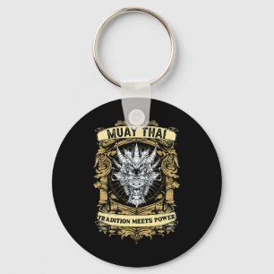 Tradition Meets Power - Kickboxing And Muay Thai D Key Ring