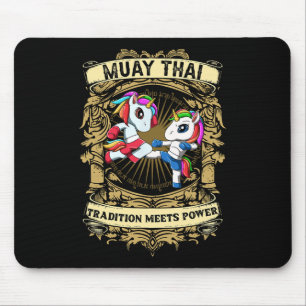 Tradition Meets Power - Kickboxing And Muay Thai F Mouse Mat