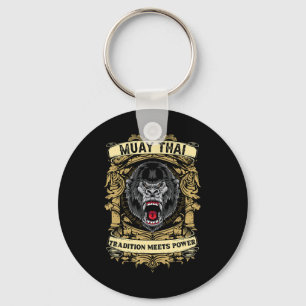 Tradition Meets Power - Kickboxing And Muay Thai G Key Ring
