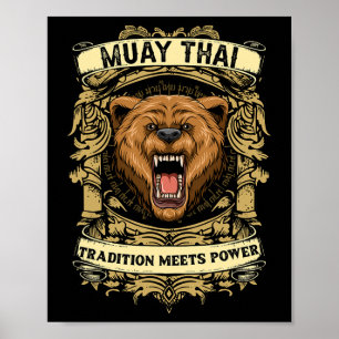 Tradition Meets Power - Kickboxing And Muay Thai G Poster