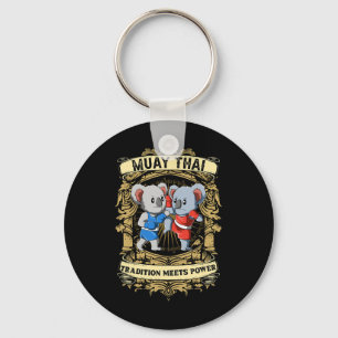 Tradition Meets Power - Kickboxing And Muay Thai K Key Ring