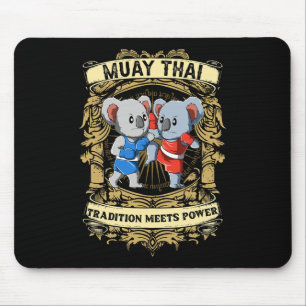 Tradition Meets Power - Kickboxing And Muay Thai K Mouse Mat