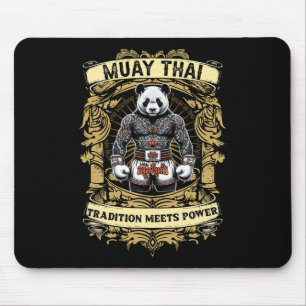 Tradition Meets Power - Kickboxing And Muay Thai P Mouse Mat