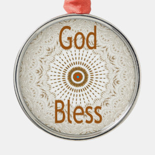 Traditional African Motif Design Art Print Metal Tree Decoration