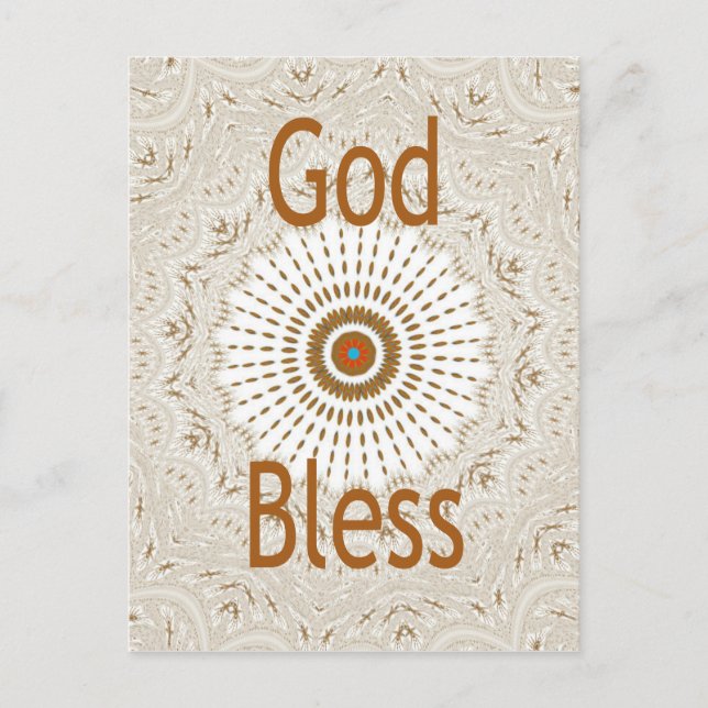 Traditional African Motif Design Art Print Postcard (Front)