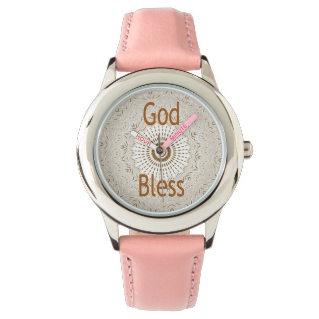 Traditional African Motif Design Art Print Watch (Front)