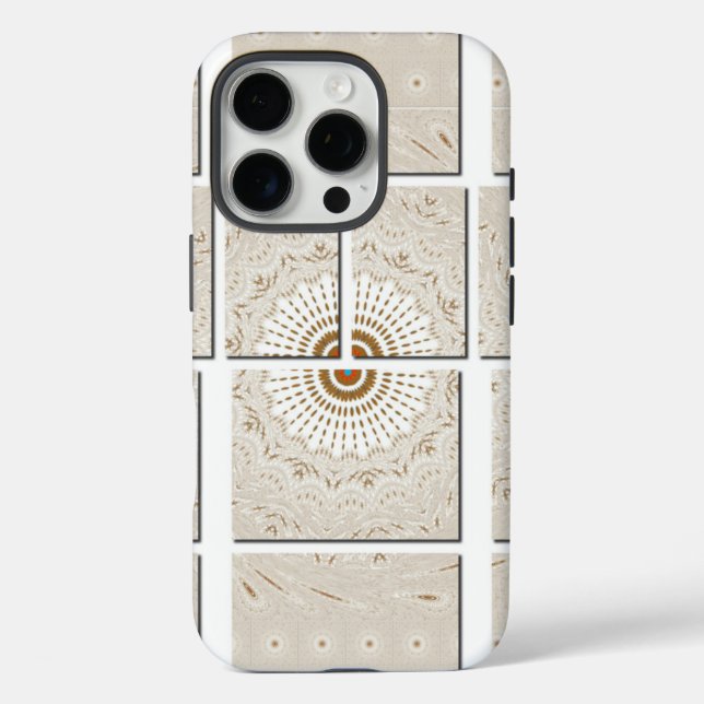 Traditional African Motif Mosaic Art Print. Case-Mate iPhone Case (Back)