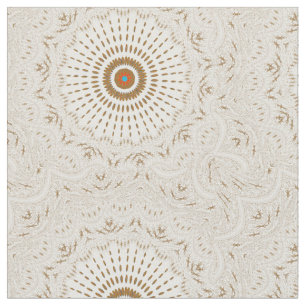 Traditional African Motif Mosaic Art Print. Fabric