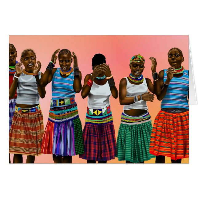 Traditional African singing (Front Horizontal)