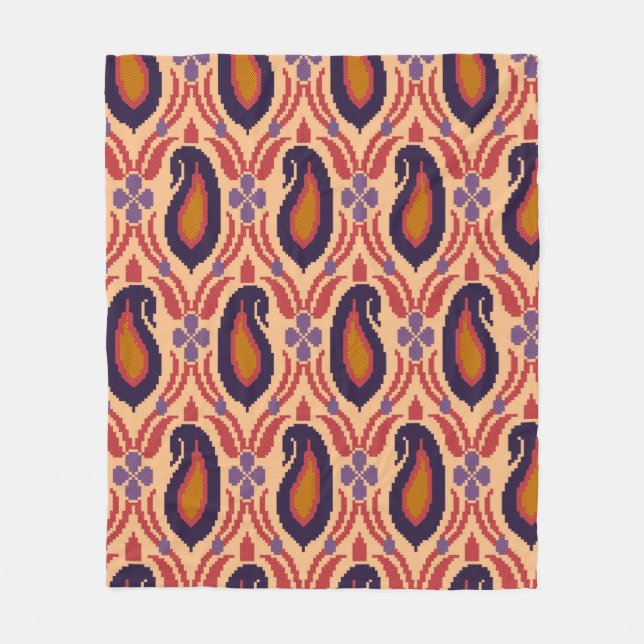 Traditional Allover Designart, background, decor,  Fleece Blanket (Front)