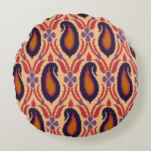 Traditional Allover Designart, background, decor, Round Cushion