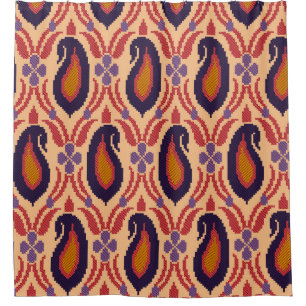 Traditional Allover Designart, background, decor,  Shower Curtain