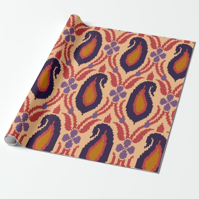 Traditional Allover Designart, background, decor,  Wrapping Paper (Unrolled)