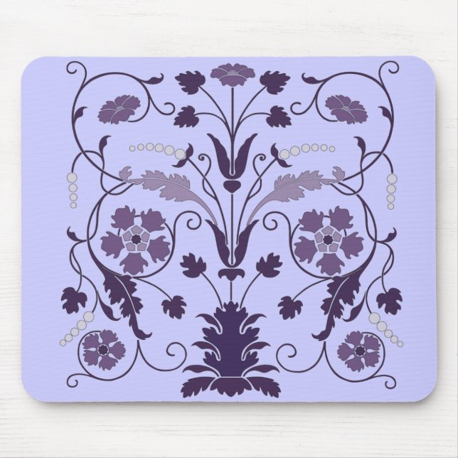 Traditional American Folk Art Pattern Mousepad (Front)