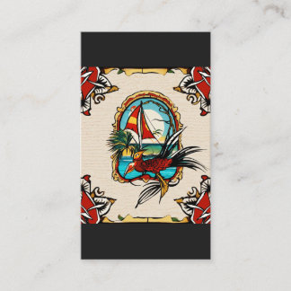 Traditional American Tatoo picture Business Card