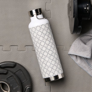 Traditional Arabesque Tile Artwork Water Bottle