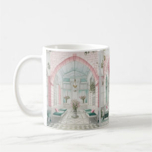 Traditional Arabic House Design Damascus Coffee Mug