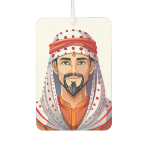 Traditional arabic or muslim hat  car air freshener