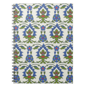 Traditional Arabic seamless ornament. Turkish, Izn Notebook